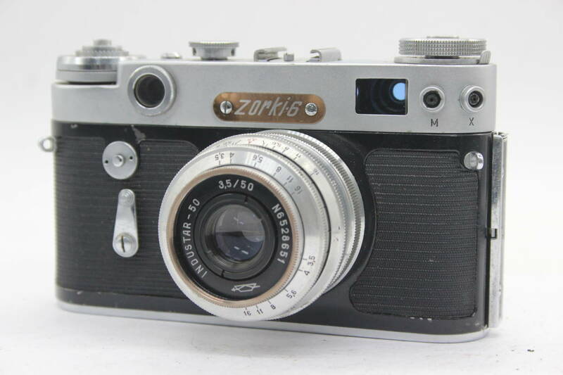 【訳あり品】 Zorki-6 INDUSTAR-50 50mm F3.5 カメラ s4216
