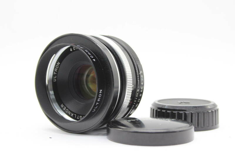 【返品保証】 フォクトレンダー Voigtlander Ultron 40mm F2 SL Aspherical M42マウントレンズ s4651