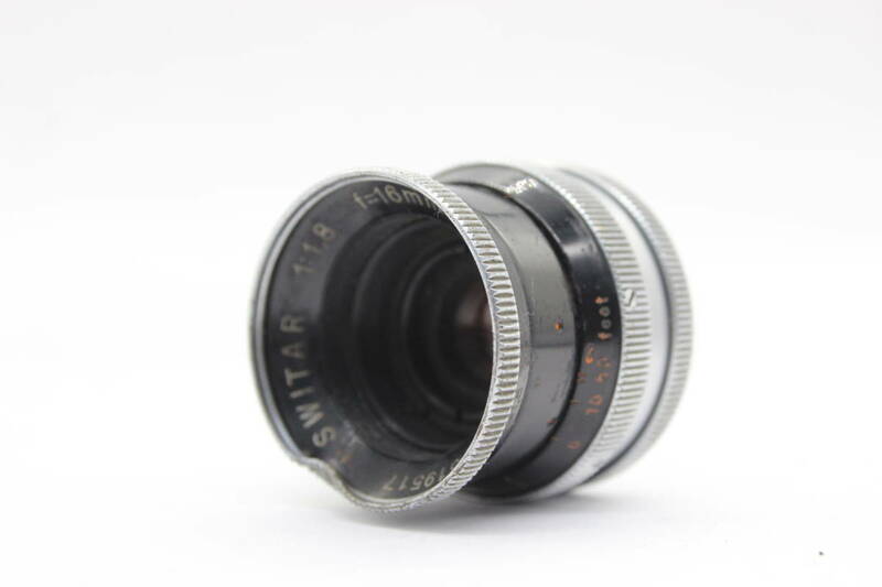 【訳あり品】 Switar 16mm F2.8 H16 RX シネレンズ s4655