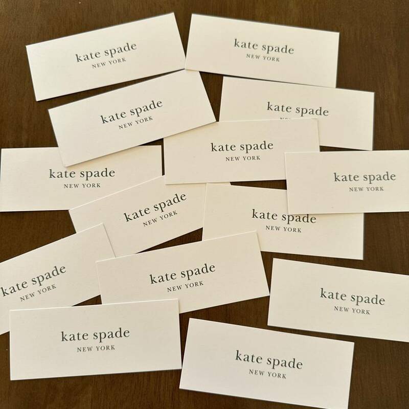 ハワイより Kate Spade ケイトスペード ギフトカード 14枚 メッセージカード サンキューカード ラッピング プレゼントギフト オシャレ 新品