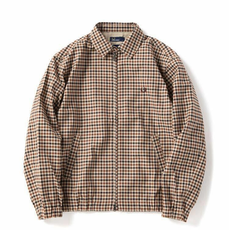 18AW FRED PERRY CHECK CABAN JACKET S ジャーナルスタンダード別注 フレッドペリー ジャケット ブルゾン JOURNAL STANDARD