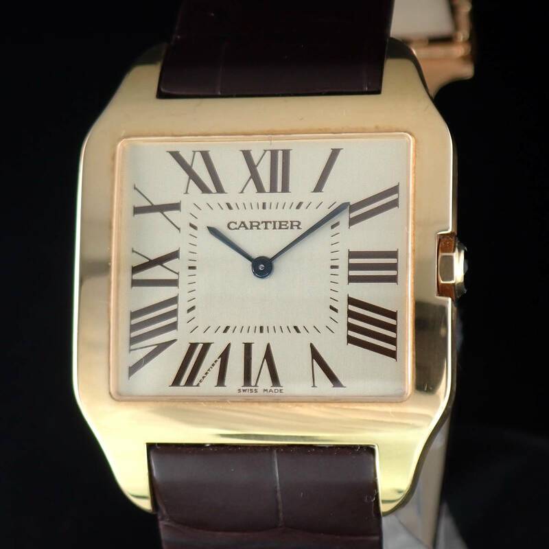 Cartier カルティエ サントス・デュモン LM K18YG W2006851 Cartier Santos Dumont LM Yellow Gold