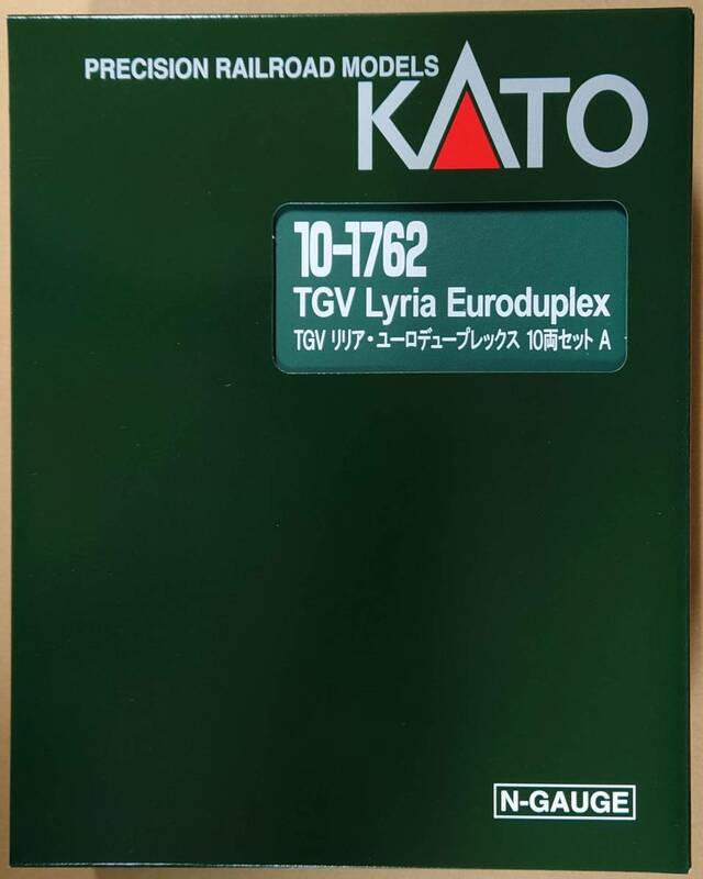 KATO 10-1762 TGV Lyria Euroduplex (リリア・ユーロデュープレックス) 10両セット