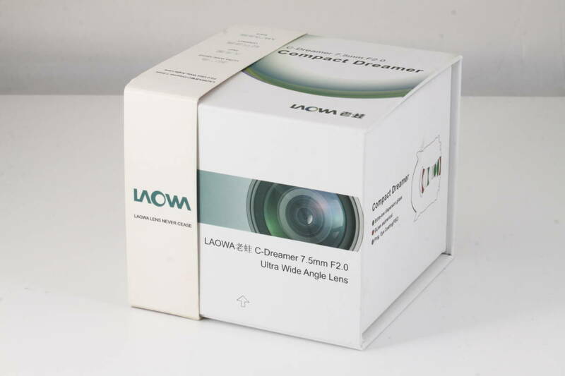 ★新品級★ LAOWA C-Dreamer 7.5mm F2.0 MFT LW 黒 マイクロフォーサーズ用 元箱付 ★完動品、光学極上★ #185
