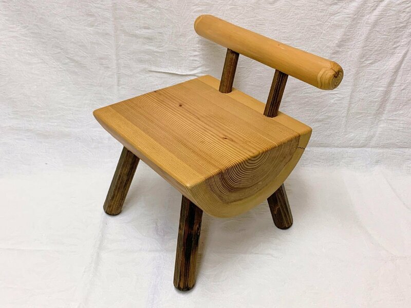 13285/スツール 木製 子供 椅子 おしゃれ ミニスツール 小さい ウッドスツール 子供用 イス 無垢材 花台 子供イス インテリア