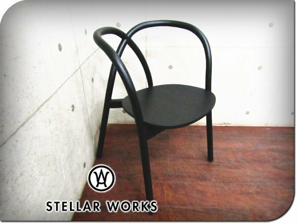 ■新品■未使用品/STELLAR WORKS/高級/FLYMEe取扱い/Ming Chair/ミン チェア/アッシュ材/ブラック/Neri & Hu/チェア/183,700円/ft8313m