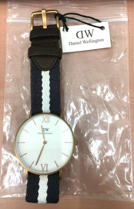 □141 Daniel Wellington ダニエルウェリントン腕時計 ピンクゴールド ホワイト 日本製クォーツ 36mm [ 0552DW ] 〇店頭展示品 