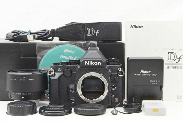 ☆新品同様☆ Nikon ニコン DF 50mm F1.8 G Special Edition レンズキット 元箱 付属品 Shot数 僅か 1,650枚前後！ ♯23121006