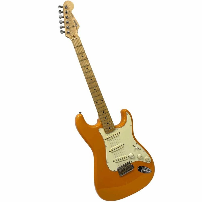 23-4913 【良品/送料着払い】 フェンダー ストラトキャスター エレキギター 1997頃製 オレンジ 日本製 楽器 Stratocaster made in japan