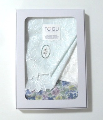 【即決・送料無料】TOBU　アクセサリー おしゃれ 花柄 ハンカチセット【新品・未使用】