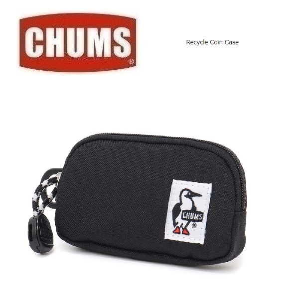 CHUMS チャムス リサイクルコインケース ブラック CH60-3572　小銭入れ　コインケース　アウトドア　キャンプ