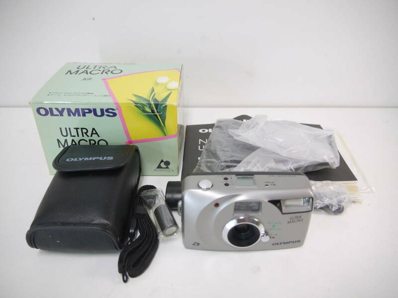 k210 OLYMPUS NEWPIC M10 ULTRAMACRO OLYMPUS LENS 25ｍｍ コンパクトフィルムカメラ 箱/取説付 ULTRAMACRO KIT