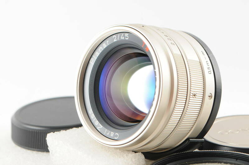 CONTAX コンタックス Carl Zeiss Planar 45mm F2 T* ★外観光学極上級★