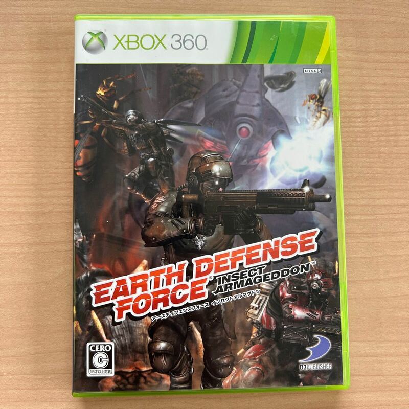 EARTH DEFENSE FORCE アースディフェンスフォースインセクトアルマゲドン　Xbox360 ソフト INSECT ARMAGEDDON XBOX EDF アルマゲドン