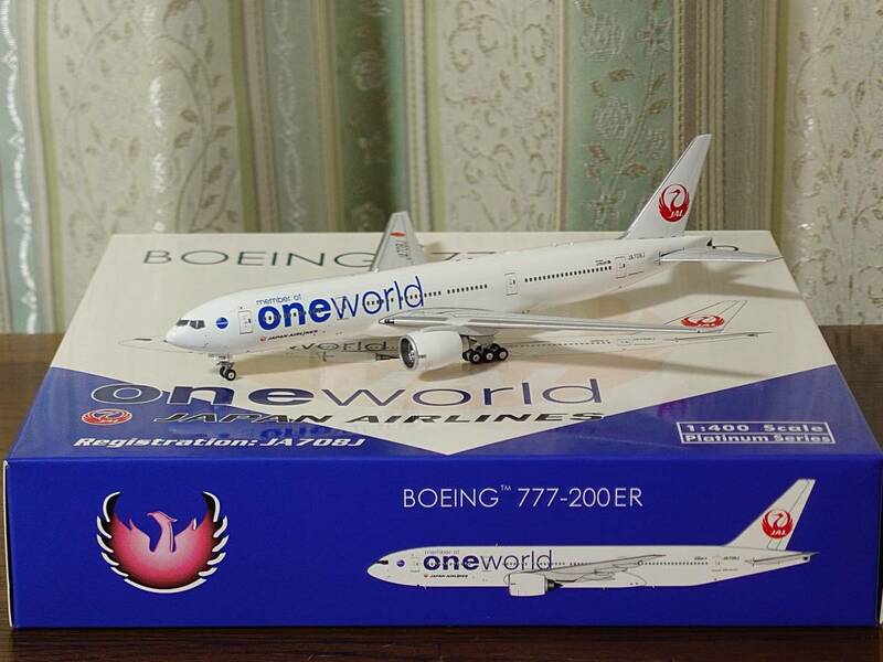 1/400【PHOENIX】JAL B777-200ER Oneworld塗装機(JA708J)