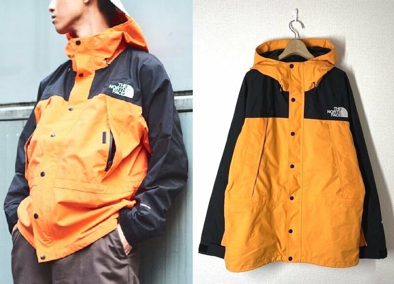 美品 Lサイズ / ノースフェイス THE NORTH FACE マウンテンライトジャケット MOUNTAIN LIGHT JACKET オレンジ マウンテンパーカー