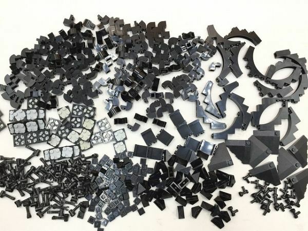 Y-116　レゴバラパーツ　黒/ブラック　小さめ・特殊パーツ　16　まとめてセット　60サイズ