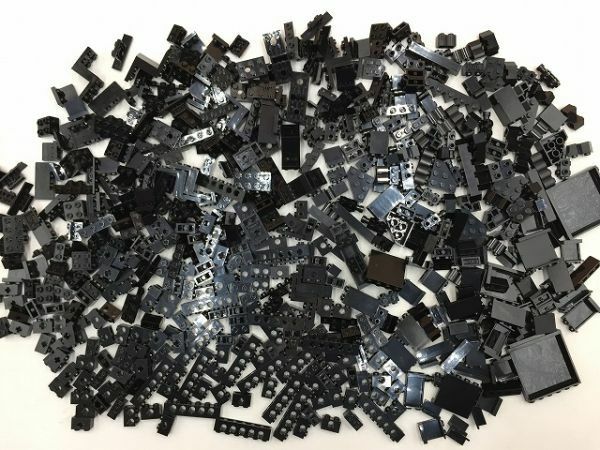 Y-230　レゴバラパーツ　黒/ブラック　穴あきブロック・パネル・ブラケット系パーツ　22　まとめてセット　60サイズ
