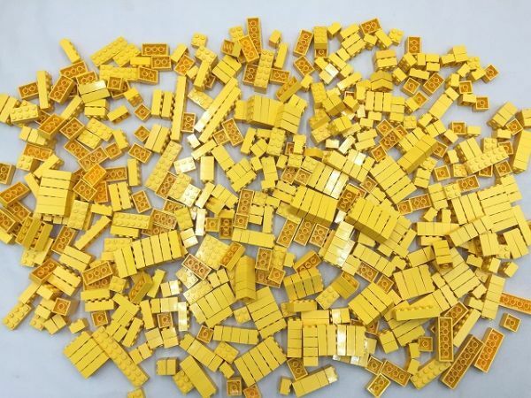 Y-324　レゴバラパーツ　黄色/イエロー　ブロックパーツ　52　まとめてセット　60サイズ