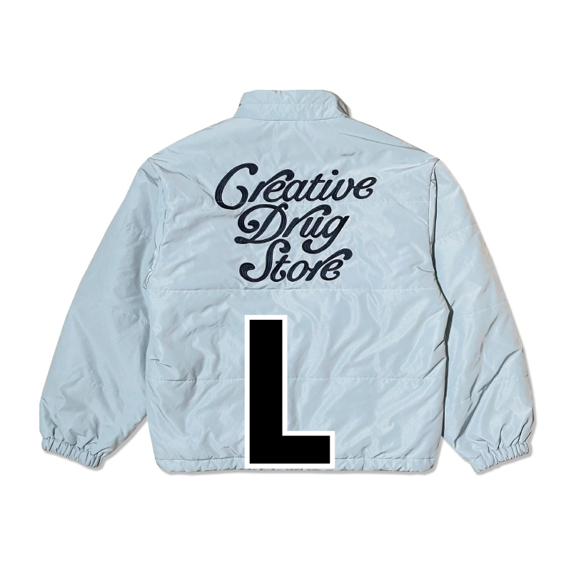【L　未使用品】 Creative Drug Store VERDY Inner cotton Jacket L Girl's Don't Cry wasted youth ヴェルディ ジャケット ガルドン