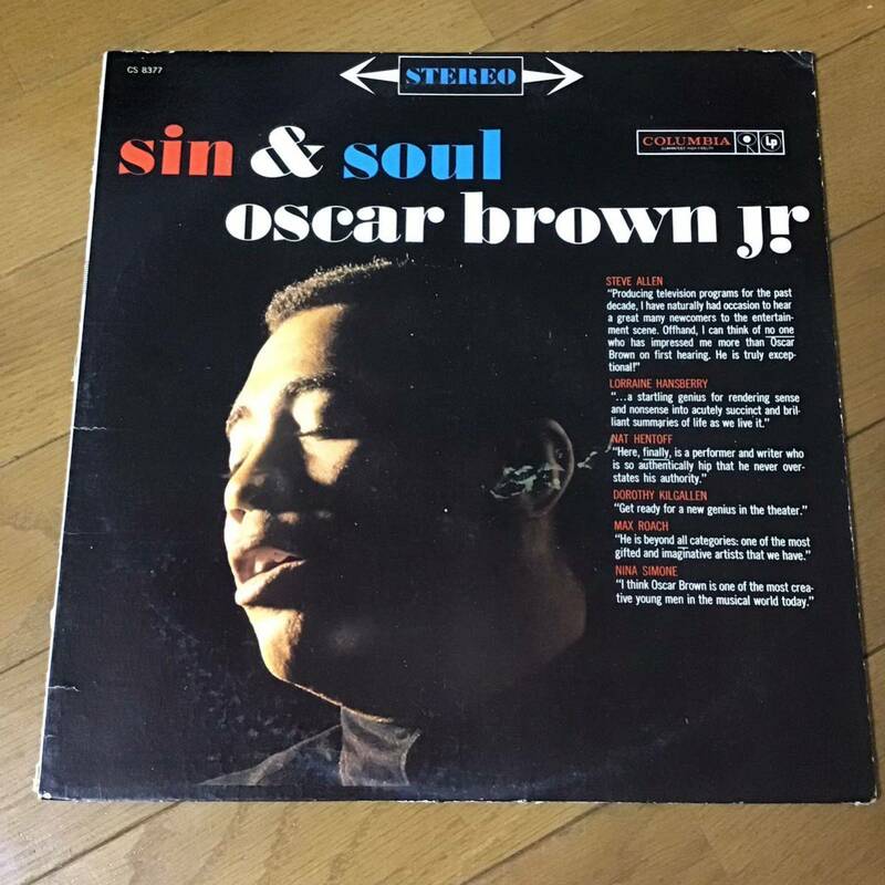 US盤 LP / Oscar Brown Jr. / Sin & Soul