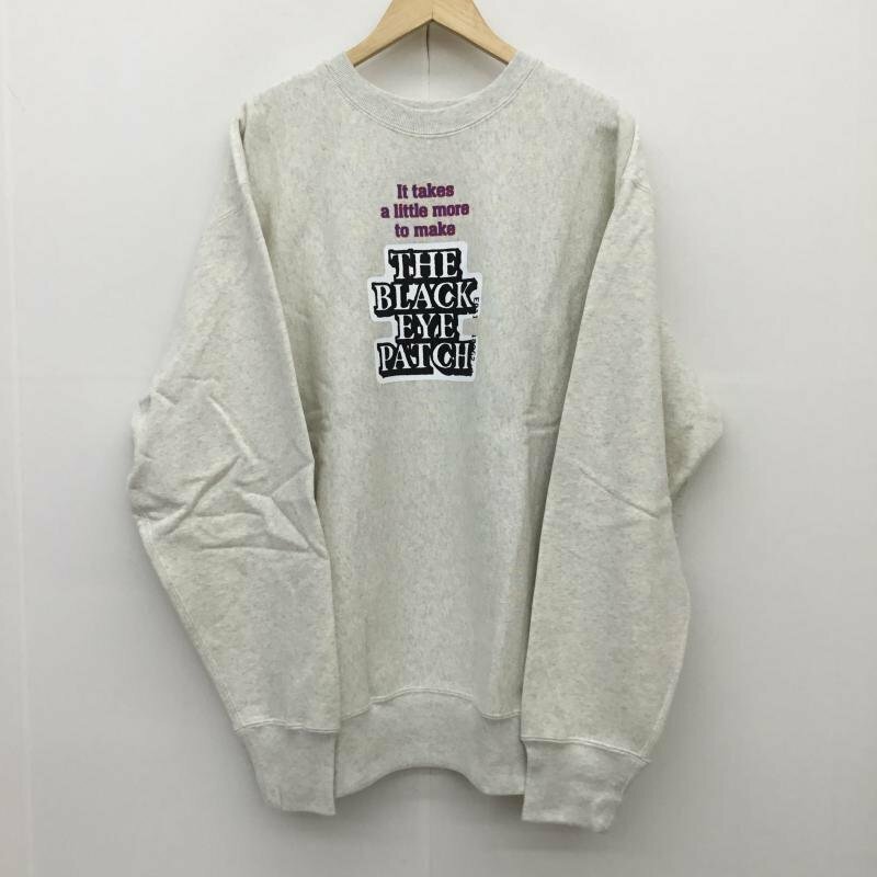 Champion XL チャンピオン トレーナー 長袖 BlackEyePatch ブラックアイパッチ タグ付 Sweat Sweatshirt 10096178