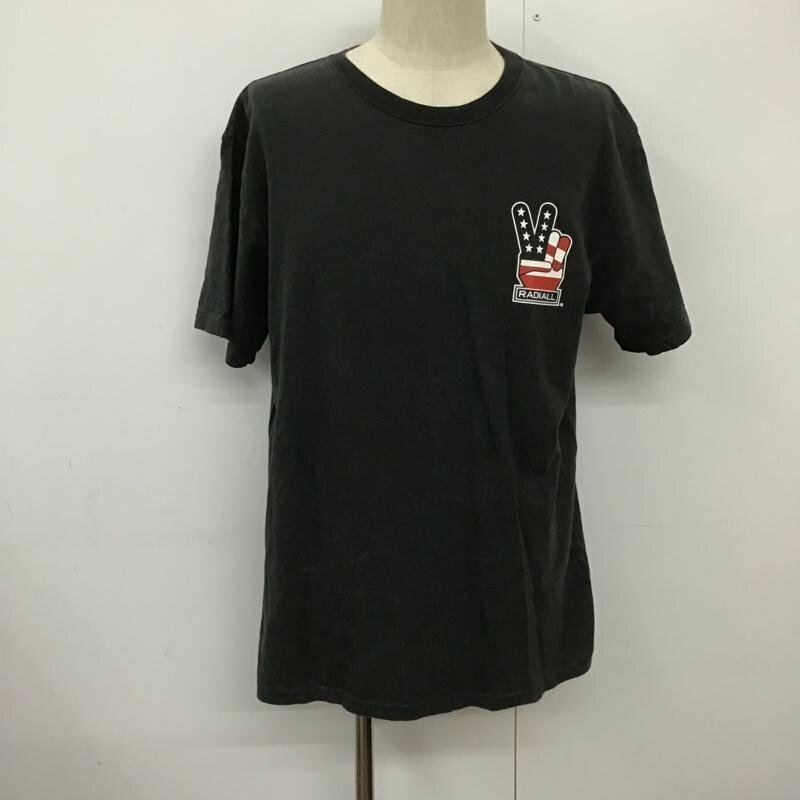 RADIALL XL ラディアル Tシャツ 半袖 RAD-15SS-SPOT-CUT002 バックプリント T Shirt 黒 / ブラック / 10090941