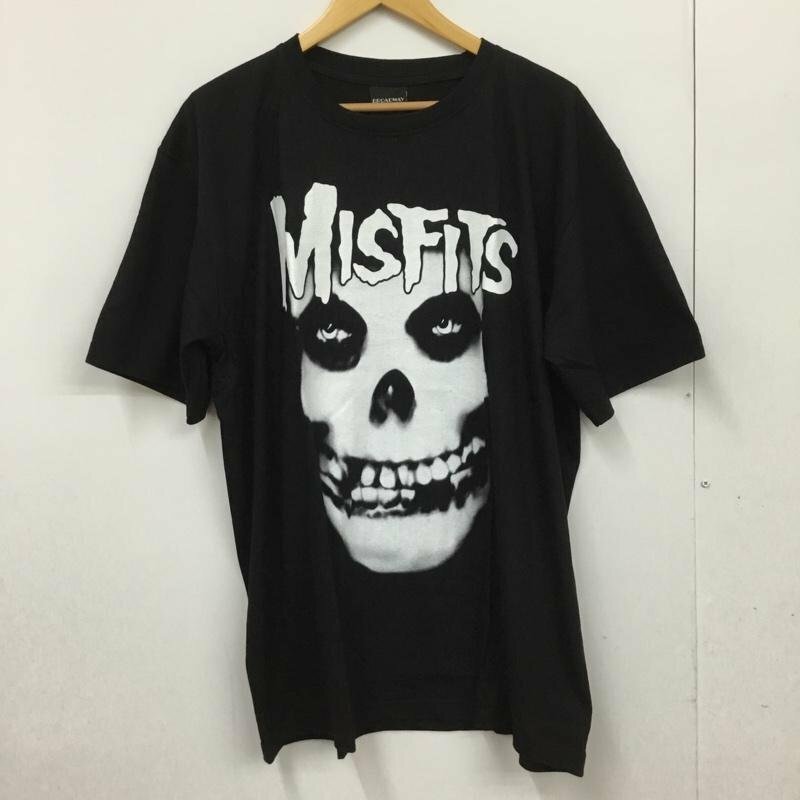 USED XL 古着 Tシャツ 半袖 movie music バンドTシャツ プリントT misfits ミスフィッツ T Shirt 黒 / ブラック / 10092745