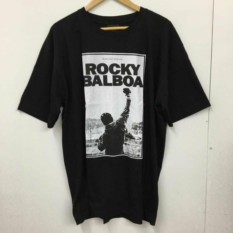 USED XL 古着 Tシャツ 半袖 movie music バンドTシャツ プリントT ロッキー・ザ・ファイナル Rocky Balboa T Shirt 10092817