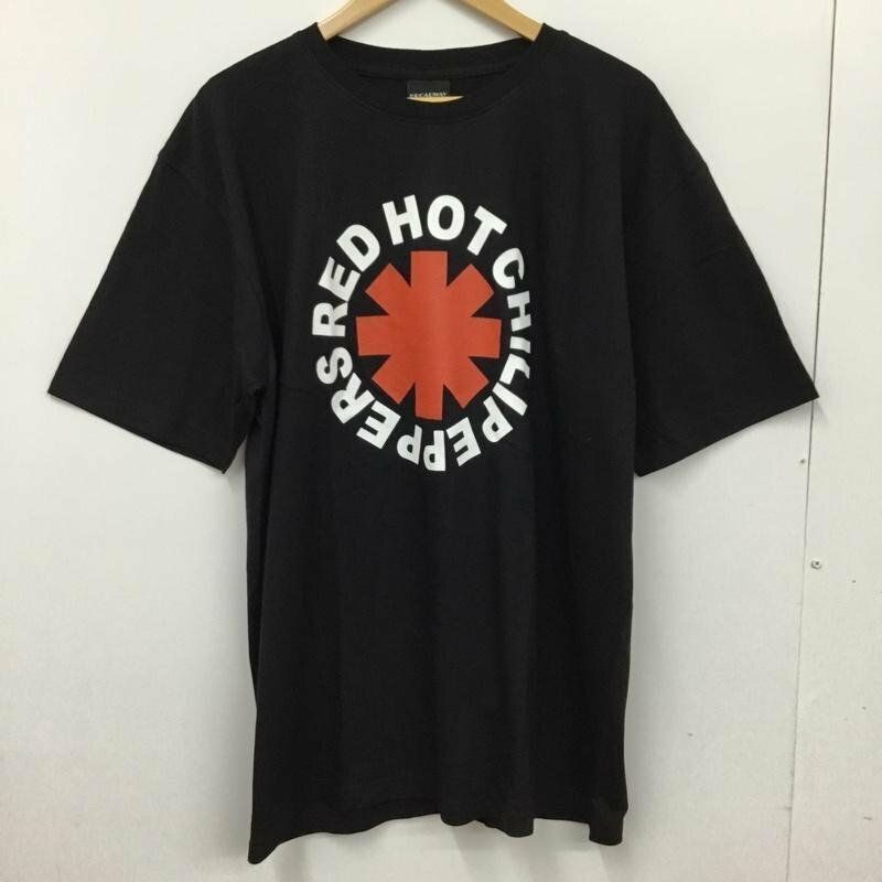 USED XL 古着 Tシャツ 半袖 movie music バンドTシャツ プリントT RED HOT CHILI PEPPERS T Shirt 黒 / ブラック / 10092619