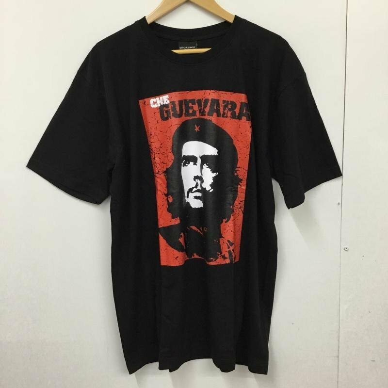 USED XL 古着 Tシャツ 半袖 movie music バンドTシャツ プリントT チェ・ゲバラ Guevara T Shirt 黒 / ブラック / 10092804