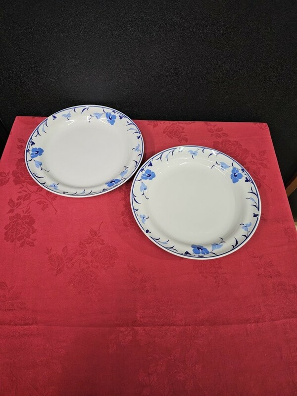 k'sキッチン 花柄　中皿　２枚セット　サイズ直径25cm高さ3.5cm　パスタ皿　カレー皿　ep-235