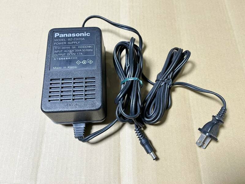 ◆ Panasonic BZ-Z3170A DC12V 1.7A センタープラス アダプター