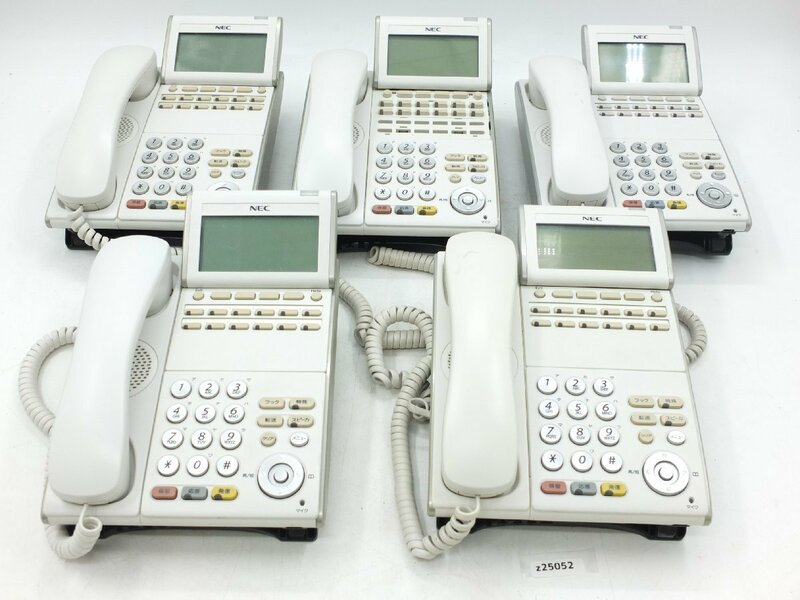 【z25052】NEC ビジネスフォン DT300series DTL-12D-1D 2台セット まとめ 業務用電話機
