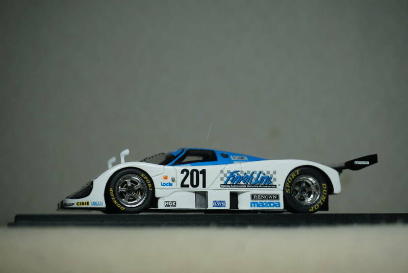 1/43 ルマン 日本車最上位 spark MAZDA 767B #201 1989 Le Mans 24h 7th マツダ 767 mazdaspeed マツダスピード FinishLine