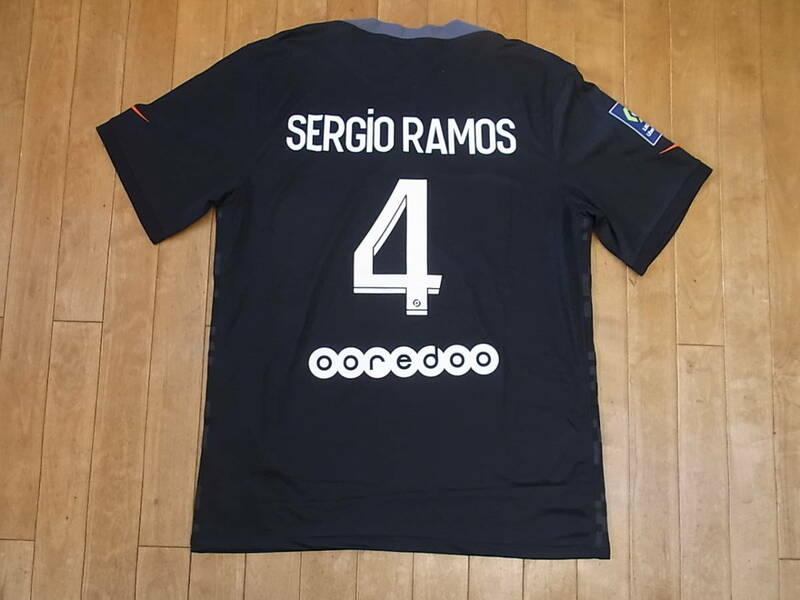 セルヒオ・ラモス　Sergio Ramos　パリ・サンジェルマンFC　Paris Saint-Germain FC　リーグ・アン仕様　サードカラー　ユニフォーム