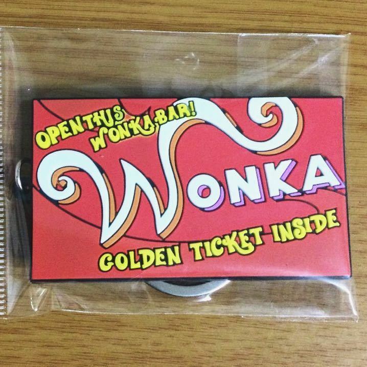 ラバーキーリング／WONKA ウォンカ キーホルダー チョコレート アメリカン雑貨 車 バイク ファッション小物 カギ アクセサリー小物