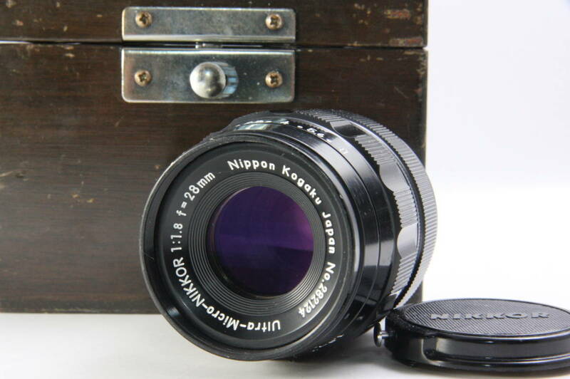[Rare A-] Nikon Ultra-Micro-NIKKOR 28mm F1.8★ウルトラマイクロニッコール★Nippon Kogaku Japan★10726