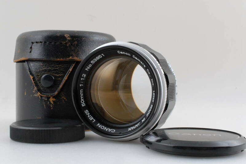 【美品 保障付 動作確認済】Canon 50mm f/1.2 Lens LTM L39 Leica Screw Mount キャノン 標準レンズ ライカスクリュー マウント#Q5822