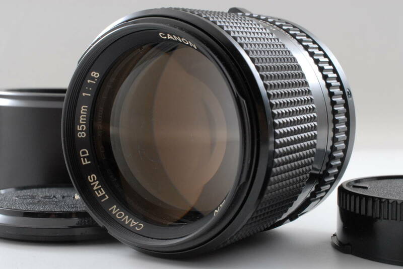 【美品 保障付 動作確認済】Canon New FD NFD 85mm f1.8 MF Portrait Lens キャノン ポートレート レンズ #Q6139