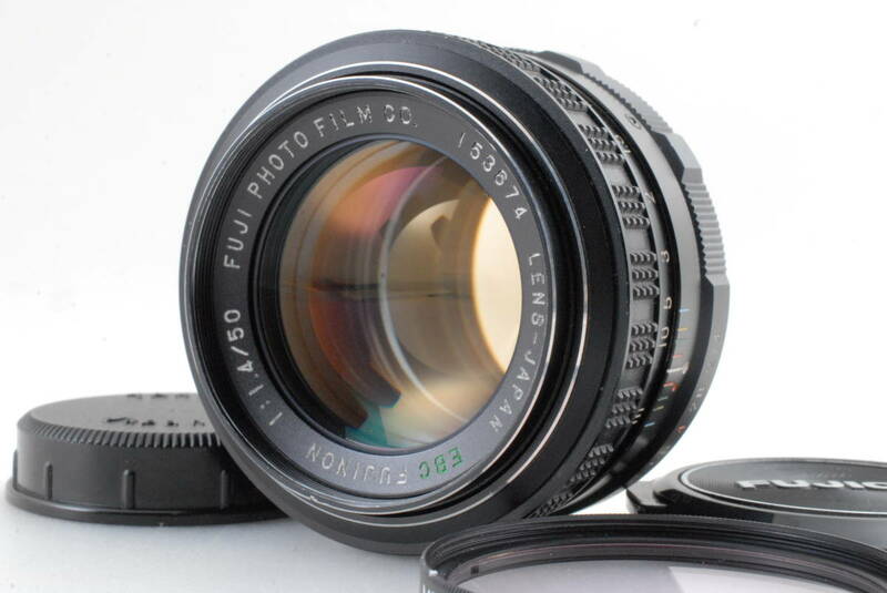 【美品 保障付 動作確認済】Fujifilm FUJI EBC FUJINON 50mm F/1.4 Lens M42 Mount フジフィルム フジノン 単焦点レンズ #Q6305