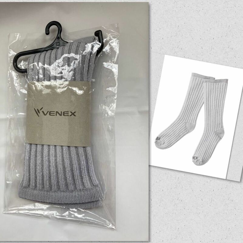 ●ベネクス リブソックス グレー　VENEX リカバリーウェア税込み4,290円●靴下 