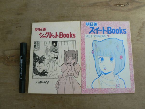 同人誌 明日美シークレットBooks・明日美スイートBooks 2冊まとめて 1984-1985年 / たかはしちこ にのみやあお 他