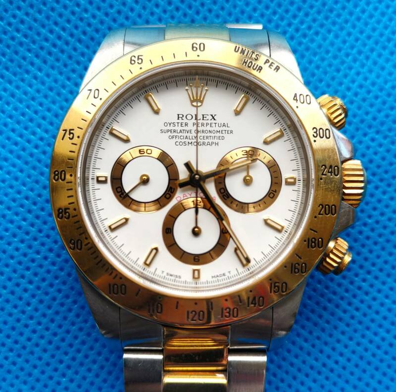 ROLEX デイトナ コンビ紳士用腕時計 中古美品。