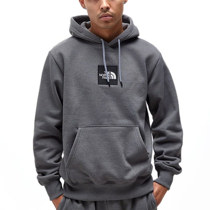 【新品本物 USA購入】THE NORTH FACE ノースフェイス■ HEAVYWEIGHT BOX HOODIE ■ グレー / M ■ボックスロゴ パーカー 海外限定