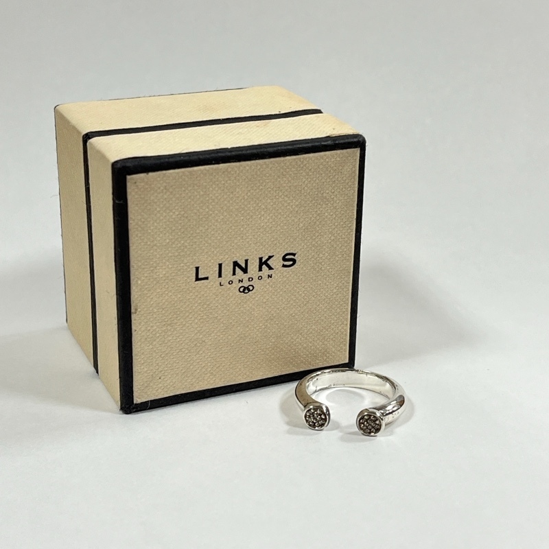 LINKS LONDON/リンクス ロンドン/Studded Sterling Ring/スタッズデザイン/U字型/シルバーリング/925
