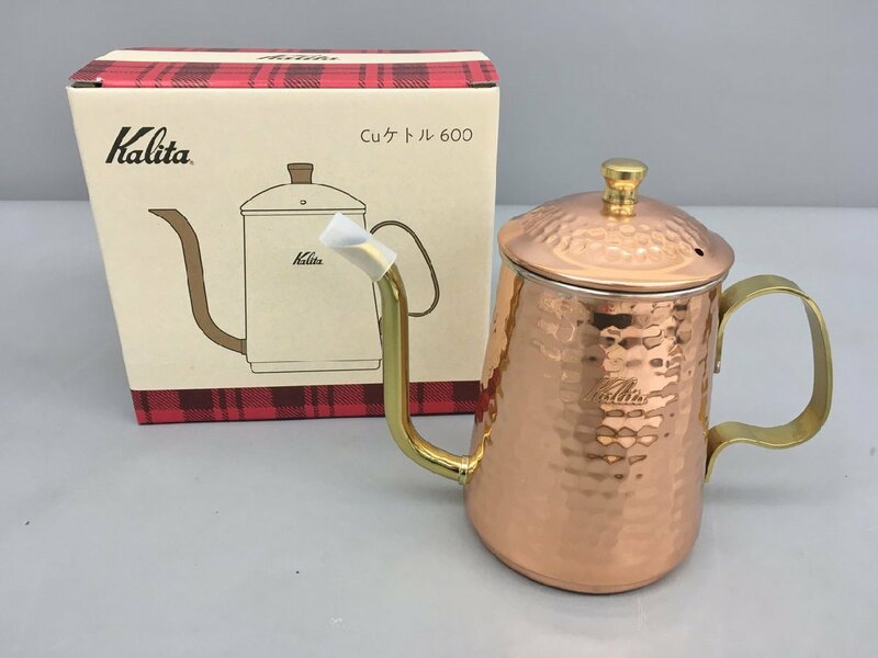 カリタ Kalita コーヒーポット＆ドリッパー Cu ケトル 600 銅製 未使用 2311LS305