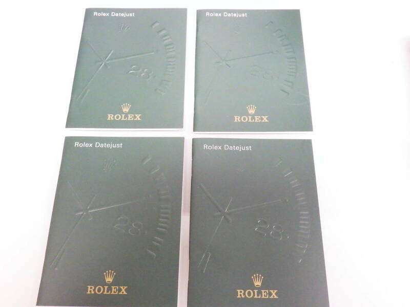 ROLEX ロレックス デイトジャスト冊子 1999年 イタリア語表記 4点 №2015