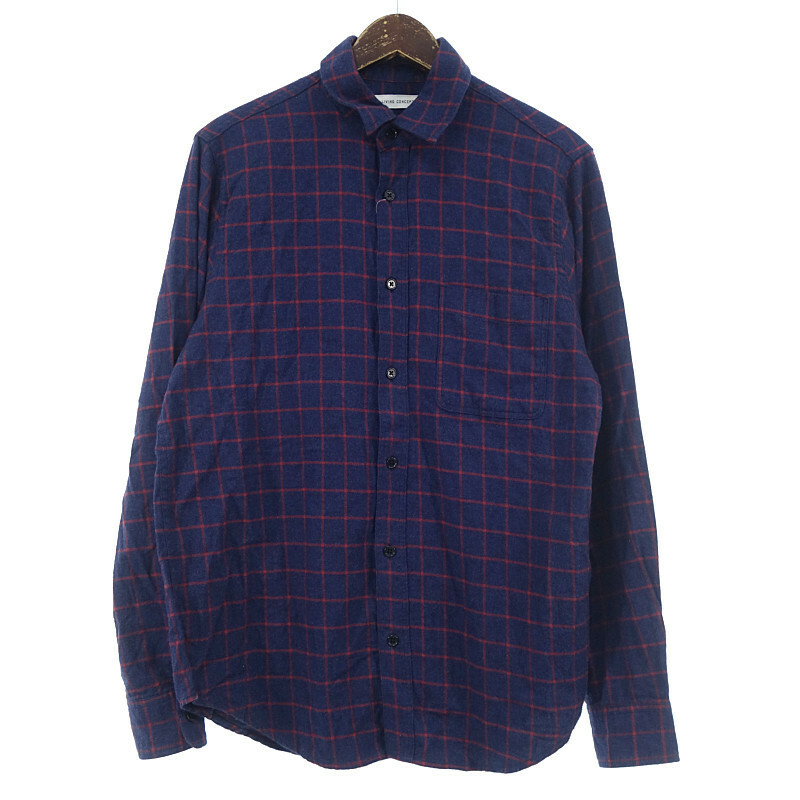 【特別価格】LIVING CONCEPT COTTON SHIRT コットン チェック シャツ