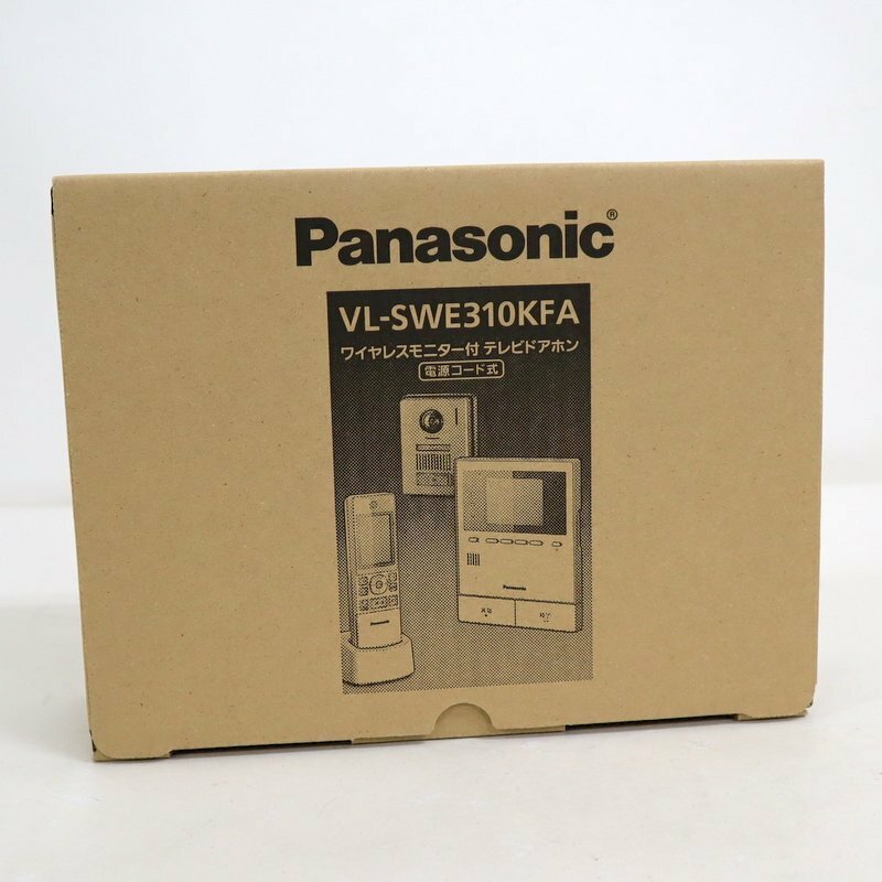 【Panasonic/パナソニック】VL-SWE310KFA/ワイヤレスモニター付 テレビドアホン/電源コード式/インターホン/未使用/1t3953